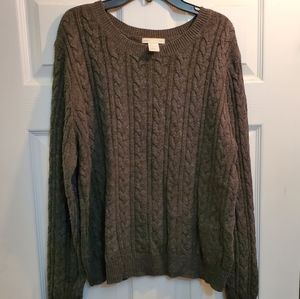 Women's large gray sweater